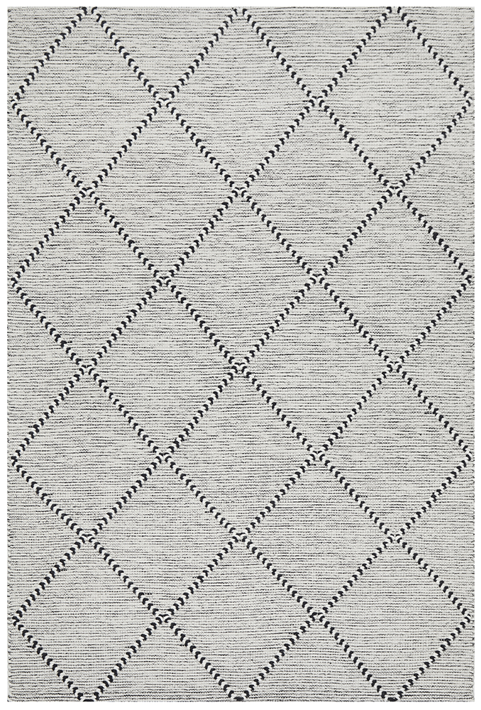 MSN-jasmin-maison-white-grey-diamond-wool-texture-modern-rug-urban