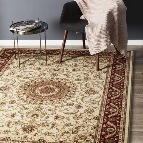 Sydney Medallion Ivory/Red